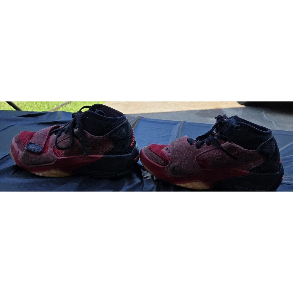 Jordan Zion 2 Team Red Black Gum DV2463-600 Youth Size 4Y Basketball Shoes